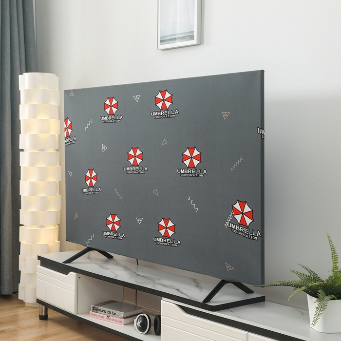 91家纺网 家纺一手货源 找家纺 千彤沙发垫 2024新款高弹力牛奶丝全包电视机防尘罩 保护伞