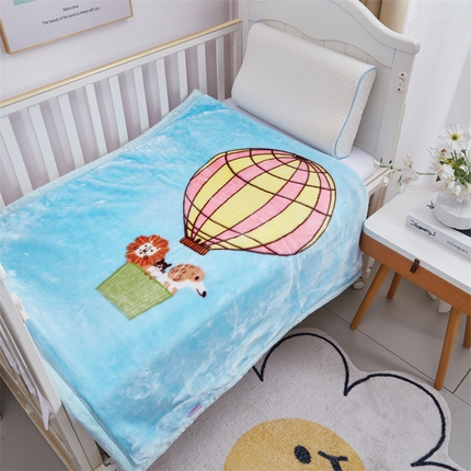 91家纺网 家纺一手货源 找家纺 （总）凯轩毛毛毯毯子网销专供 2024新款加厚保暖儿童印花云毛毯毯子系列