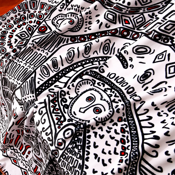 91家纺网 家纺一手货源 找家纺 爵仕 2024高档锦狐绒毛毯复合毯奢华复古绒毯爱马风格  猴