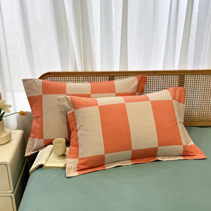 91家纺网 家纺一手货源 找家纺 （总）丝芙妮家居（原乐视家纺） 2024新款全棉磨毛多规格AB版单品套件系列（第二波）--单枕套