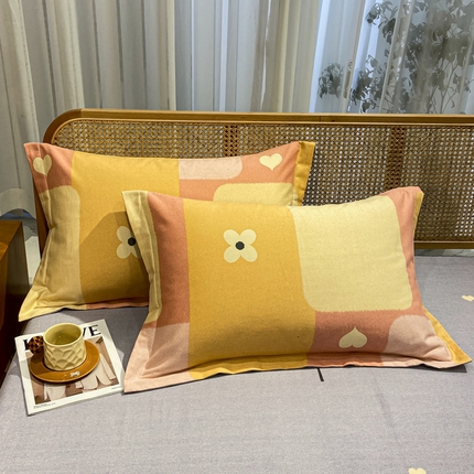 91家纺网 家纺一手货源 找家纺 （总）丝芙妮家居（原乐视家纺） 2024新款全棉磨毛多规格AB版单品套件系列（第二波）--单枕套