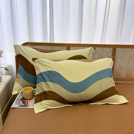 91家纺网 家纺一手货源 找家纺 （总）丝芙妮家居（原乐视家纺） 2024新款全棉磨毛多规格AB版单品套件系列（第二波）--单枕套