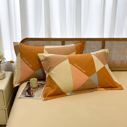 91家纺网 家纺一手货源 找家纺 （总）丝芙妮家居（原乐视家纺） 2024新款全棉磨毛多规格AB版单品套件系列（第二波）--单枕套