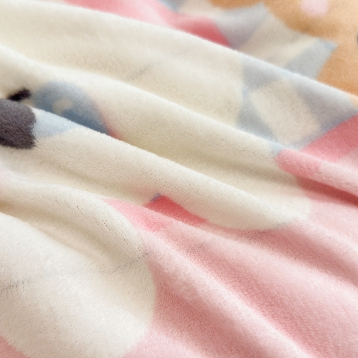 91家纺网 家纺一手货源 找家纺 柚子YOUTH 2024新款加厚纯印花牛奶绒四件套 晚安狗