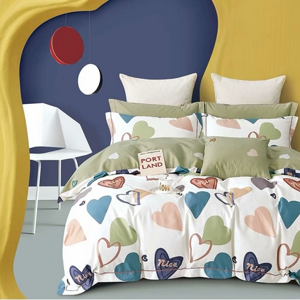 91家纺网 家纺一手货源 找家纺 （总）（总2）未来家居 JAMES KELLY （铂金凯丽）2024新款40支舒适透气全棉铂金棉四件套