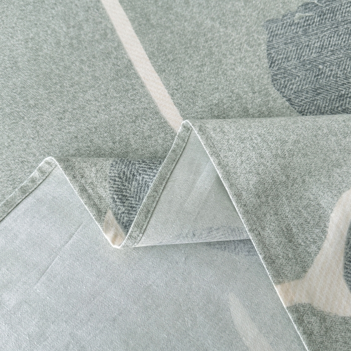 91家纺网 家纺一手货源 找家纺 大柏树 2025新款A类全棉磨毛印花单床单 人间茶白