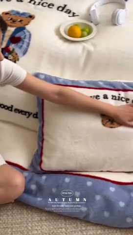 91家纺网 家纺一手货源 找家纺 安哆啦家纺 2024新款兔毛绒大版卡通牛奶绒兔兔绒印花四件套 绅士熊