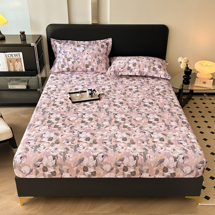 91家纺网 家纺一手货源 找家纺 （总）大柏树 2025新款A类全棉磨毛印花单床笠