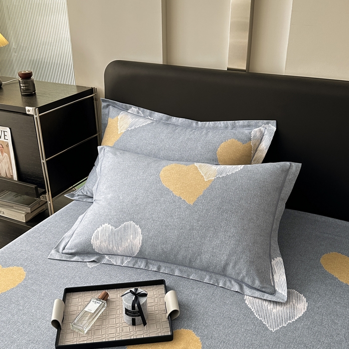 91家纺网 家纺一手货源 找家纺 大柏树 2025新款A类全棉磨毛印花单床笠 哈米亚