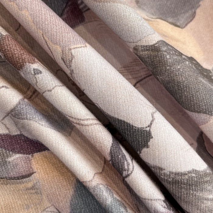 91家纺网 家纺一手货源 找家纺 大柏树 2025新款A类全棉磨毛印花单被套 露瑶咖