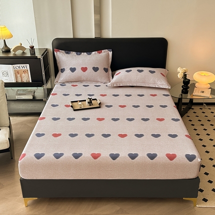 91家纺网 家纺一手货源 找家纺 （总）大柏树 2025新款A类全棉磨毛印花单床笠