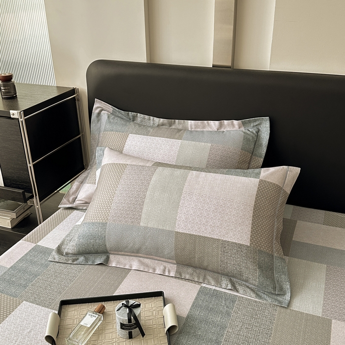 91家纺网 家纺一手货源 找家纺 大柏树 2025新款A类全棉磨毛印花单床笠 布莱克