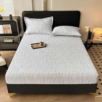 91家纺网 家纺一手货源 找家纺 （总）大柏树 2025新款A类全棉磨毛印花单床笠