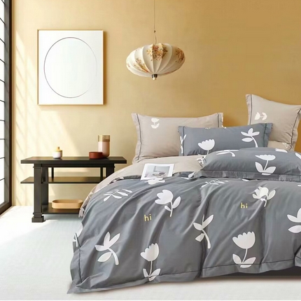 91家纺网 家纺一手货源 找家纺 （总）（总3）未来家居 JAMES KELLY （铂金凯丽）2024新款40支舒适透气全棉铂金棉四件套