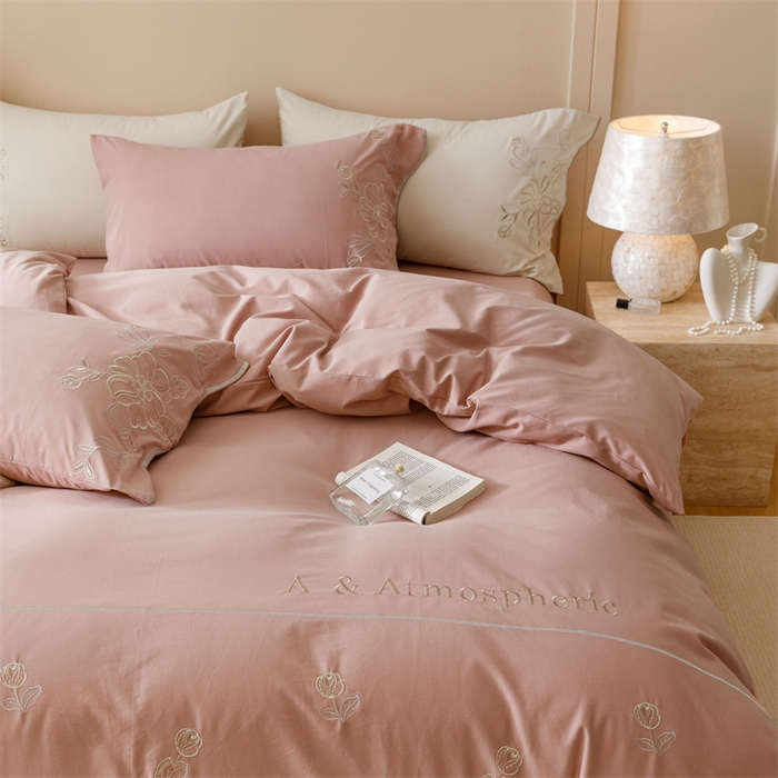 91家纺网 家纺一手货源 找家纺 艾莱家纺 2024新款A类新疆长绒棉加厚柔顺磨毛四件套-花开烂漫 花开烂漫-戴安娜