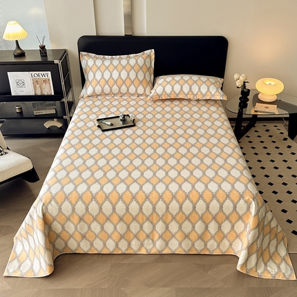 91家纺网 家纺一手货源 找家纺 （总）大柏树 2025新款A类全棉磨毛印花单床单