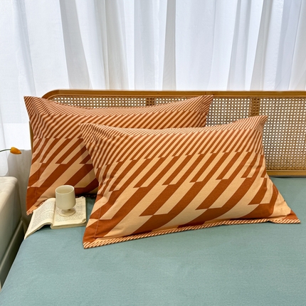 91家纺网 家纺一手货源 找家纺 （总）丝芙妮家居（原乐视家纺） 2024新款全棉磨毛多规格AB版单品套件系列（第二波）--单枕套