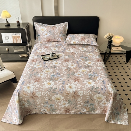 91家纺网 家纺一手货源 找家纺 （总）大柏树 2025新款A类全棉磨毛印花单床单