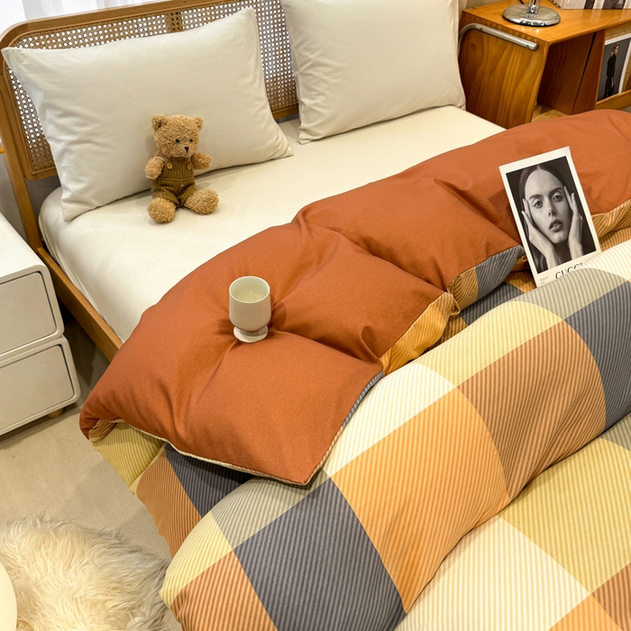 91家纺网 家纺一手货源 找家纺 丝芙妮家居（原乐视家纺） 2024新款全棉磨毛多规格AB版单品套件系列（第二波）--单被套 西漠