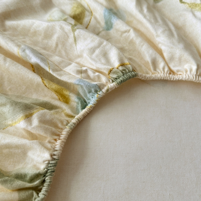 91家纺网 家纺一手货源 找家纺 大柏树 2025新款A类全棉磨毛印花单床笠 乐莹米