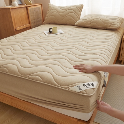 91家纺网 家纺一手货源 找家纺 （总）凯罗 2024全棉高品类抗菌水洗棉床笠 可水洗床笠全棉纯棉床笠单件加厚床笠