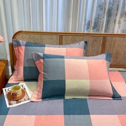 91家纺网 家纺一手货源 找家纺 （总）丝芙妮家居（原乐视家纺） 2024新款全棉磨毛多规格AB版单品套件系列（第二波）--单枕套