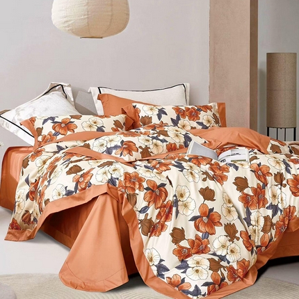 91家纺网 家纺一手货源 找家纺 （总1）未来家居 2024新款UD活性印染铂金贡缎四件套