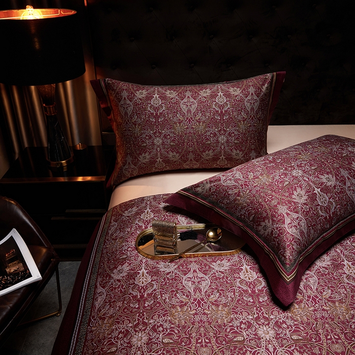 91家纺网 家纺一手货源 找家纺 （总）2024新款100s长绒棉数码印花大版定位四件套