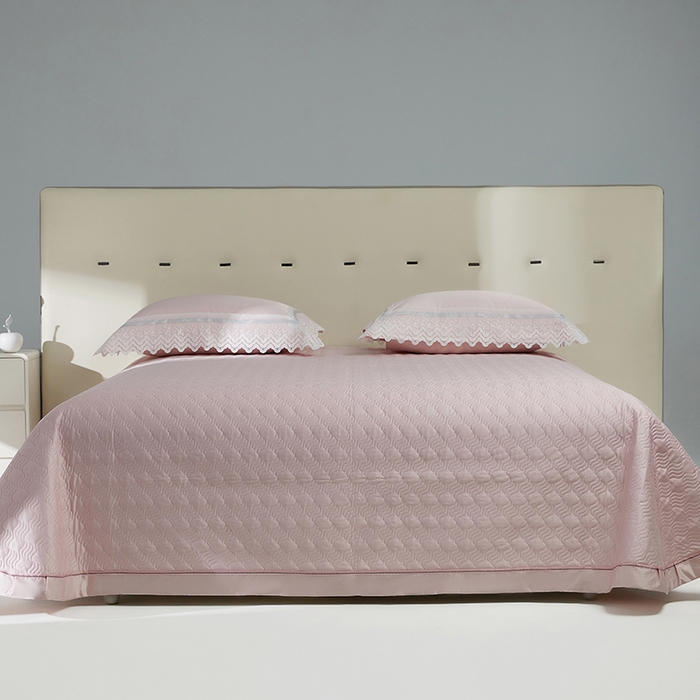 91家纺网 家纺一手货源 找家纺 （总）2024新款高端蕾丝重磅真丝棉系列四件套-德鲁斯