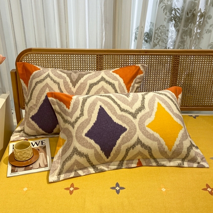 91家纺网 家纺一手货源 找家纺 （总）丝芙妮家居（原乐视家纺） 2024新款全棉磨毛多规格AB版单品套件系列（第二波）--单枕套