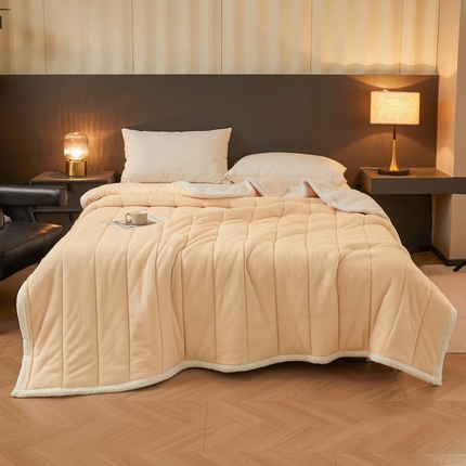 91家纺网 家纺一手货源 找家纺 （总）2024新款三层夹棉贝贝绒水晶绒毛毯