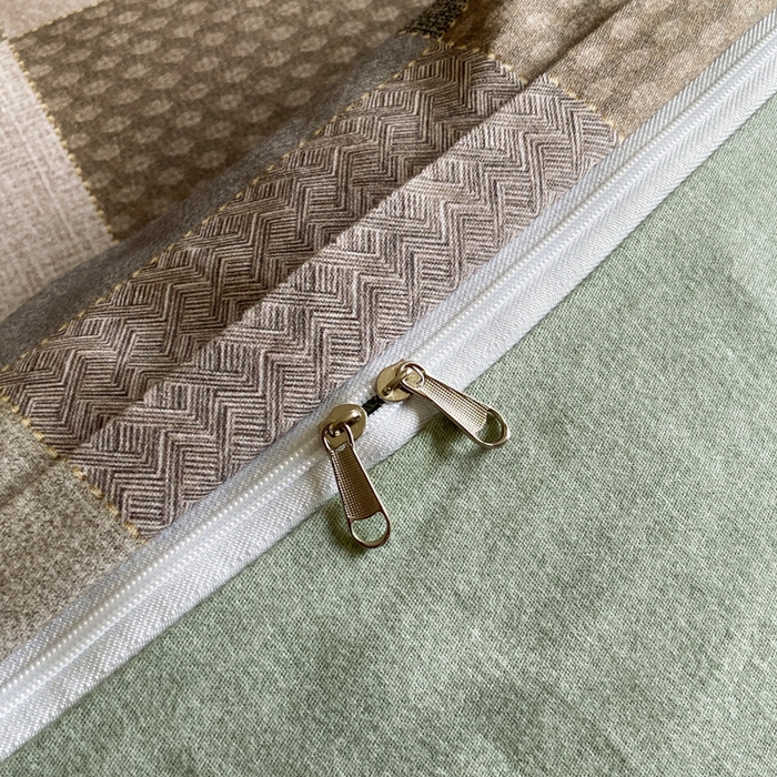 91家纺网 家纺一手货源 找家纺 大柏树 2025新款A类全棉磨毛印花四件套 布莱克