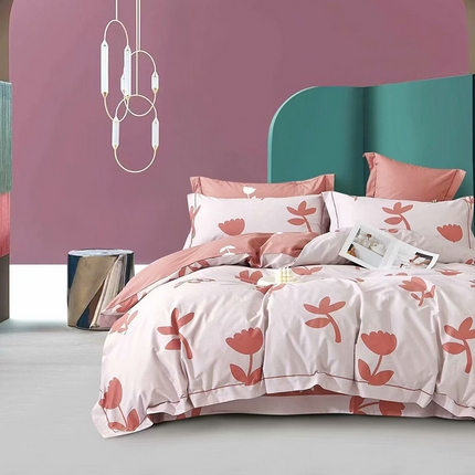 91家纺网 家纺一手货源 找家纺 （总）（总3）未来家居 JAMES KELLY （铂金凯丽）2024新款40支舒适透气全棉铂金棉四件套