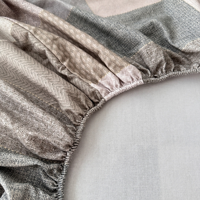 91家纺网 家纺一手货源 找家纺 大柏树 2025新款A类全棉磨毛印花单床笠 布莱克