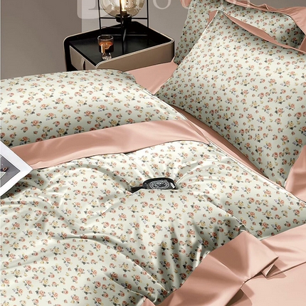 91家纺网 家纺一手货源 找家纺 （总1）未来家居 2024新款UD活性印染铂金贡缎四件套