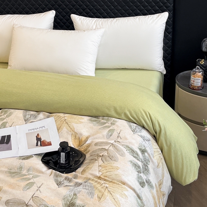 91家纺网 家纺一手货源 找家纺 大柏树 2025新款A类全棉磨毛印花单被套 春派