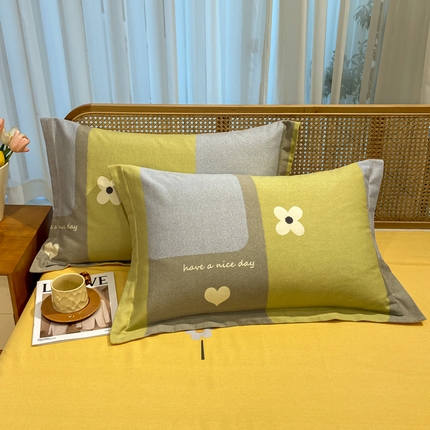 91家纺网 家纺一手货源 找家纺 （总）丝芙妮家居（原乐视家纺） 2024新款全棉磨毛多规格AB版单品套件系列（第二波）--单枕套