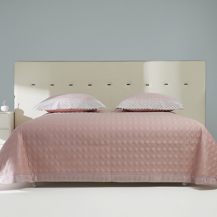 91家纺网 家纺一手货源 找家纺 （总）2024新款高端蕾丝重磅真丝棉系列四件套-克莱斯特