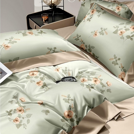 91家纺网 家纺一手货源 找家纺 （总1）未来家居 2024新款UD活性印染铂金贡缎四件套