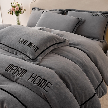 91家纺网 家纺一手货源 找家纺 （总）同田家纺 2024新款230克蓄暖高克重牛奶绒四件套