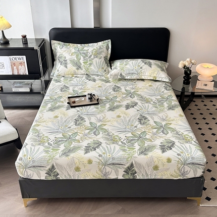 91家纺网 家纺一手货源 找家纺 （总）大柏树 2025新款A类全棉磨毛印花单床笠