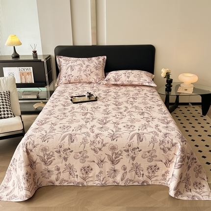 91家纺网 家纺一手货源 找家纺 （总）大柏树 2025新款A类全棉磨毛印花单床单