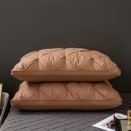 91家纺网 家纺一手货源 找家纺 （总）宇诺家纺 2025新款扭花封口工艺酒店枕