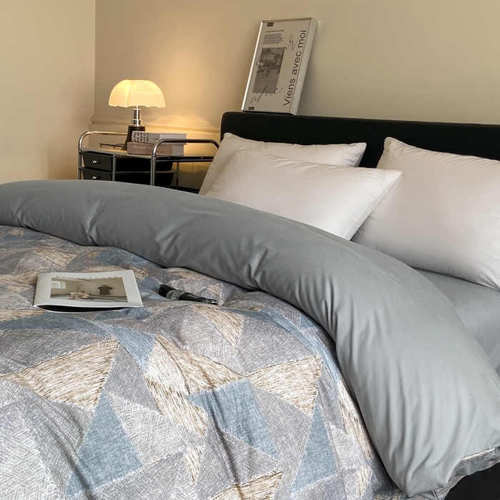 91家纺网 家纺一手货源 找家纺 大柏树 2025新款A类全棉磨毛印花单被套 黎贝卡