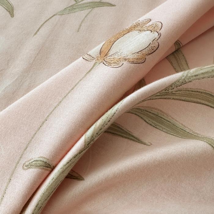 91家纺网 家纺一手货源 找家纺 大柏树 2025新款A类全棉磨毛印花单床单 绿禾