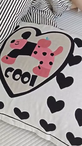 91家纺网 家纺一手货源 找家纺 2024新款全棉四层纱布枕套一对装纽扣款枕套 卡酷狗