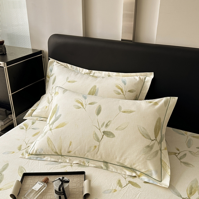 91家纺网 家纺一手货源 找家纺 大柏树 2025新款A类全棉磨毛印花单床笠 乐莹米