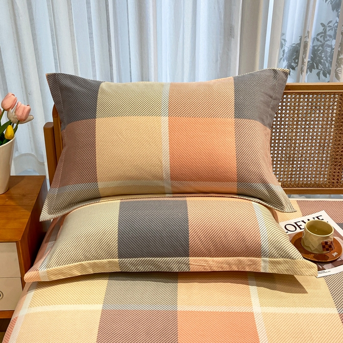 91家纺网 家纺一手货源 找家纺 丝芙妮家居（原乐视家纺） 2024新款全棉磨毛多规格AB版单品套件系列（第二波）--单枕套 凯瑟琳