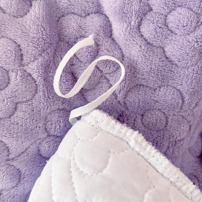 91家纺网 家纺一手货源 找家纺 恋尚 2024新款纯色牛奶绒四件套韩版蕾丝花边床盖款四件套 洛丽塔 紫色