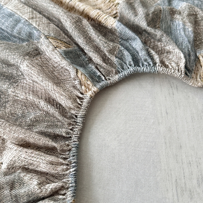 91家纺网 家纺一手货源 找家纺 大柏树 2025新款A类全棉磨毛印花单床笠 黎贝卡